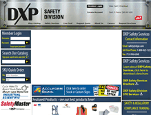 Tablet Screenshot of dxpsafetyservices.com